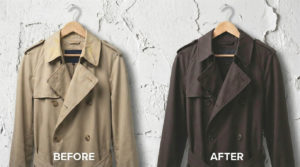 染め直し ビフォーアフター憲法黒